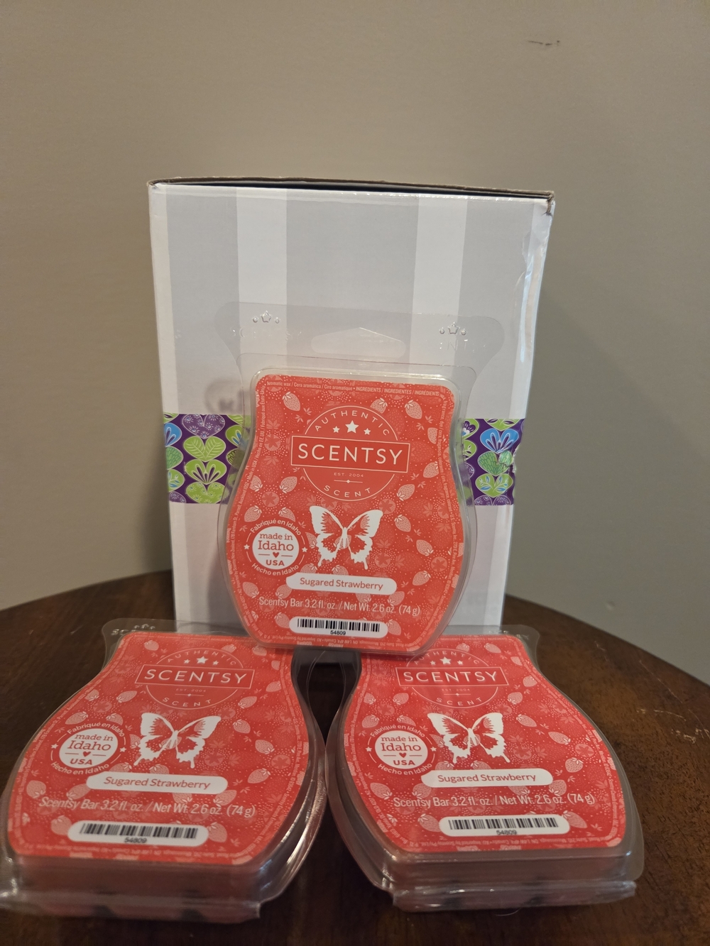 Scentsy 'Sugared Strawberry' Wax Bars